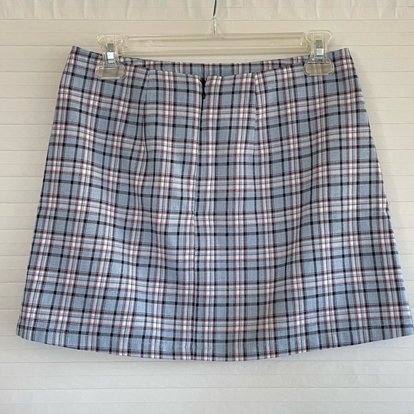 Urban Outfitters Blue & Pink Plaid Skirt - Picture 2 of 5